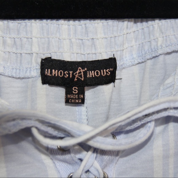 NEW Draw String Striped Top - Picture 5 of 5